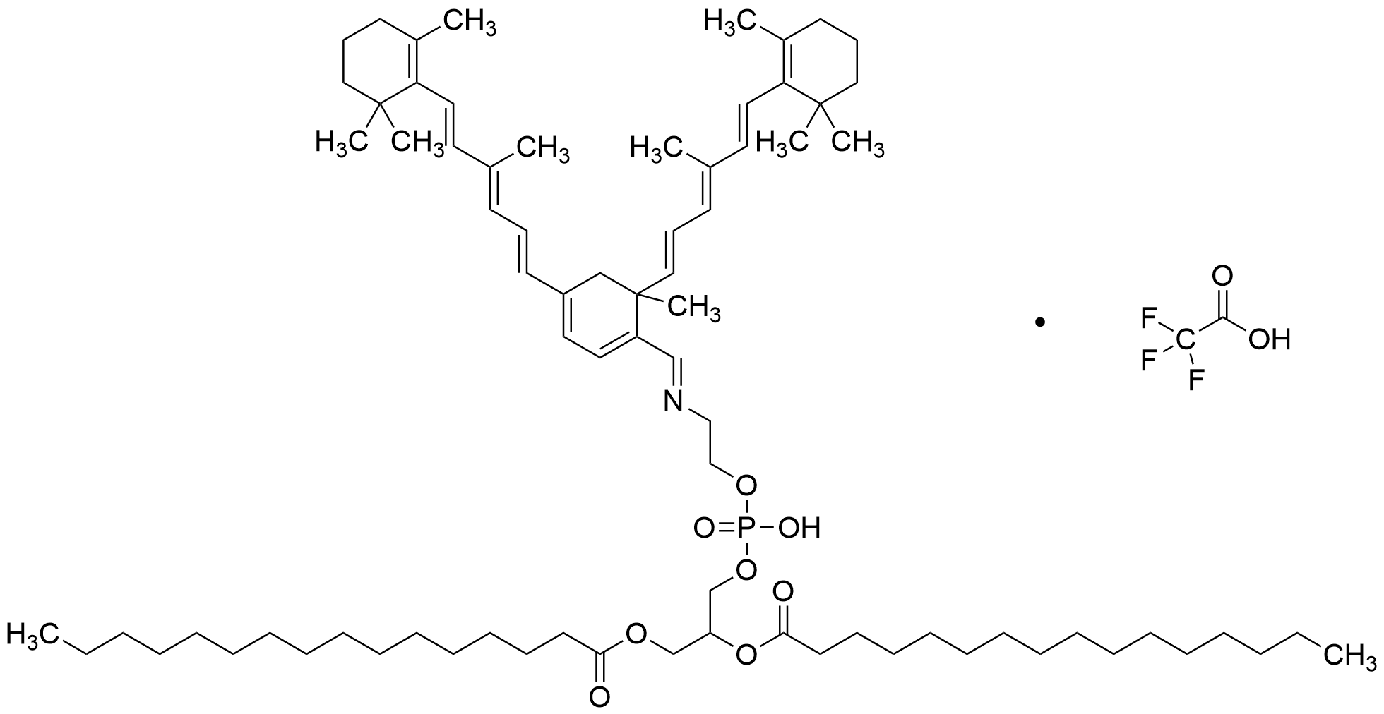 all-trans-Retinal Dimer-PE Trifluoroacetic Acid Salt
