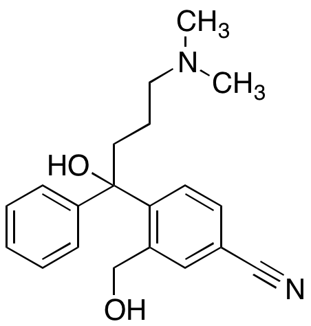 4-[4-(Dimethylamino)-1-hydroxy-1-phenylbutyl]-3-(hydroxymethyl)-benzonitrile