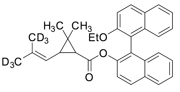 2'-Ethoxy-[1,1'-binaphthalen]-2-yl -2,2-dimethyl-3-(2-methylprop-1-en-1-yl)cyclopropane-1-carboxylate-D6