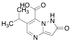 2-Hydroxy-6-(propan-2-yl)pyrazolo[1,5-a]pyrimidine-7-carboxylic Acid