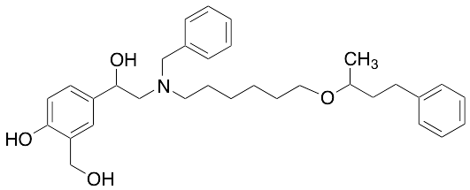 4-(2-(Benzyl(6-((4-phenylbutan-2-yl)oxy)hexyl)amino)-1-hydroxyethyl)-2-(hydroxymethyl)phenol