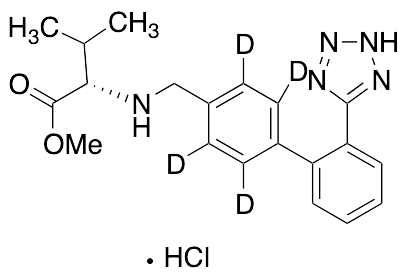 Des(oxopentyl) Valsartan-d4 Methyl Ester Hydrochloride
