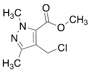 4-​(Chloromethyl)​-​1,​3-​dimethyl-​1H-​pyrazole-​5-​carboxylic Acid Methyl Ester