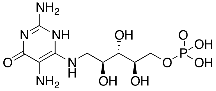 DAPP 2,5-Diamino-6-(5-phospho-D-ribitylamino)-pyrimidin-4(3H)-one