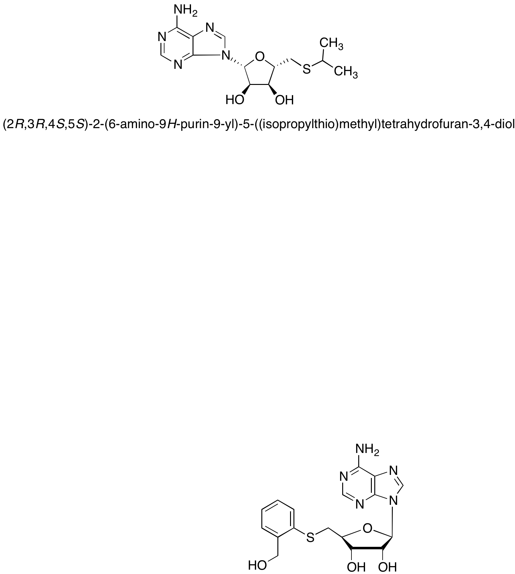 5'-S-[2-(Hydroxymethyl)phenyl]-5'-thio-adenosine
