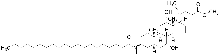 Methyl (3beta,5beta,7alpha,12alpha)-7,12-Dihydroxy-3-[(1-oxoeicosyl)amino]-cholan-24-oic Acid Ester