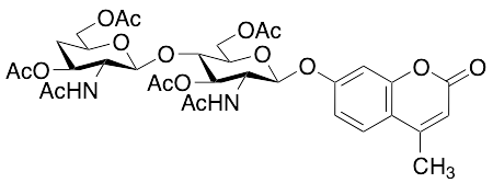 4-Methylumbelliferyl 4-Deoxy-b-D-chitobiose Peracetate