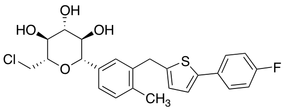 2'-Deshydroxymethyl-2'-Chloromethyl-canagliflozin