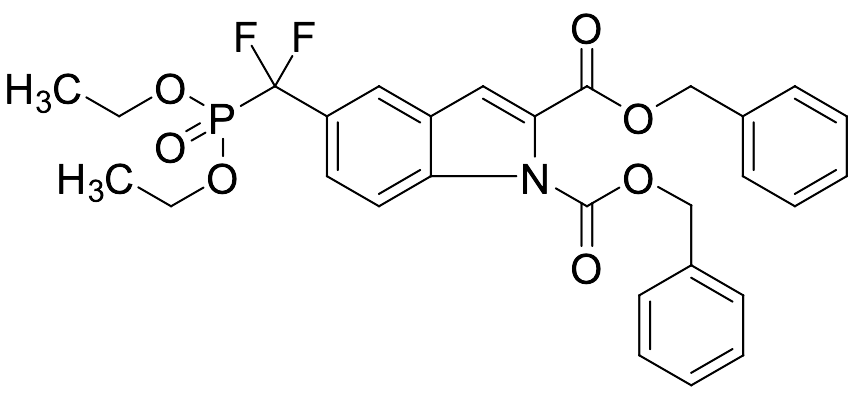 Dibenzyl-5-((Diethoxyphosphoryl)Difluoromethyl)-1H-Indole-1,2-Dicarboxylate