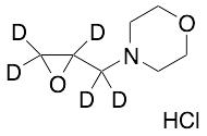 4-(Oxiranylmethyl)morpholine-d5 Hydrochloride