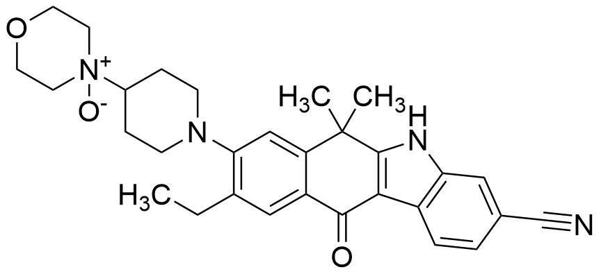 4-(1-(3-Cyano-9-ethyl-6,6-dimethyl-11-oxo-6,11-dihydro-5H-benzo[b]carbazol-8-yl)piperidin-4-yl)morpholine 4-oxide
