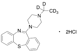 11-(4-Ethyl-1-piperazinyl)-dibenzo[b,f][1,4]thiazepine-D5 Dihydrochloride