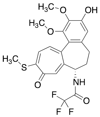 (S)-2,2,2-trifluoro-N-(5,6,7,9-tetrahydro-3-hydroxy-1,2-dimethoxy-10-(methylthio)-9-oxobenzo[a]heptalen-7-yl)-acetamide