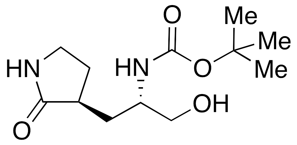 N-[(1S)-1-(Hydroxymethyl)-2-[(3S)-2-oxo-3-pyrrolidinyl]ethyl]-carbamic Acid tert-Butyl Ester