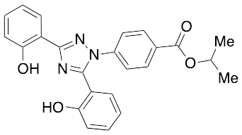 4-[3,5-Bis(2-hydroxyphenyl)-1H-1,2,4-triazol-1-yl]-1-methylethyl ester benzoic acid