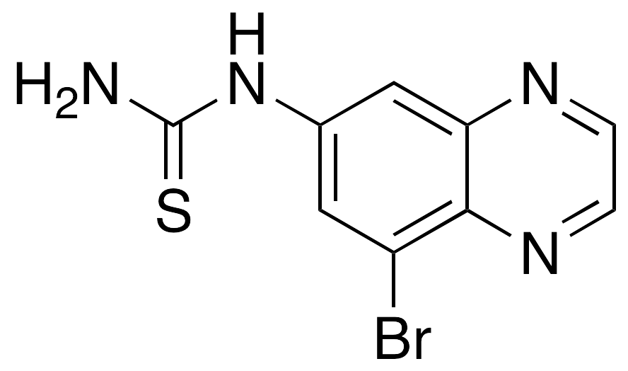 N-(8-Bromo-6-quinoxalinyl)thiourea