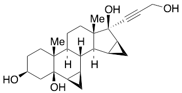 17-(3-Hydroxy-1-propynyl)-6Beta,7Beta:15Beta,16Beta-dimethyleneandrostane-3Beta,5Beta,17Beta-triol