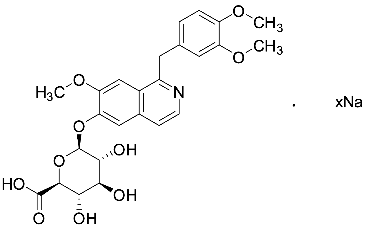 6-Demethyl Papaverine b-D-Glucuronide Sodium Salt