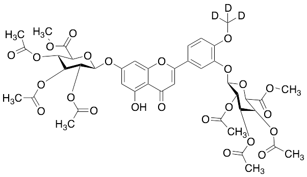 Diosmetin 3’,7-Di(2,3,4-tri-O-acetyl-D-glucuronic Acid Methyl Ester)-d3