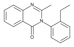 Etaqualone (3-(2-Ethylphenyl)-2-methylquinazolin-4-one) (MM1356.02-0025)