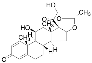 16 alpha,17-[(1RS)-ethylidenebis(oxy)]-11 beta,21-dihydroxypregna-1,4-diene-3,20- dione