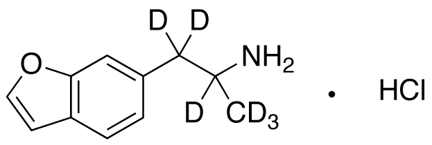 Alpha-Muethyl-6-benzofuran Ethanamine-d6 Ηydrochloride (6-APB-d6 Hydrochloride)