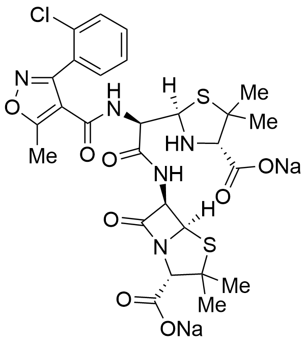 Cloxacillin (Open Ring) 7-N-(6-Aminopenicillanic Acid) Disodium