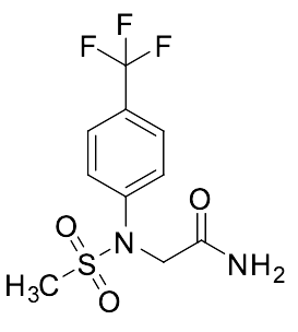 2-[(Methylsulfonyl)[4-(trifluoromethyl)phenyl]amino]acetamide
