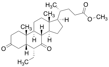 Methyl (5b,6a)-6-Ethyl-3,7-dioxo-cholan-24-oic Acid Ester