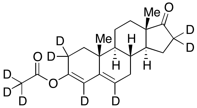 Cyclic 17-(1,2-Ethanediyl Acetal) 3-(Acetyloxy)-androsta-3,5-dien-17-one-d9