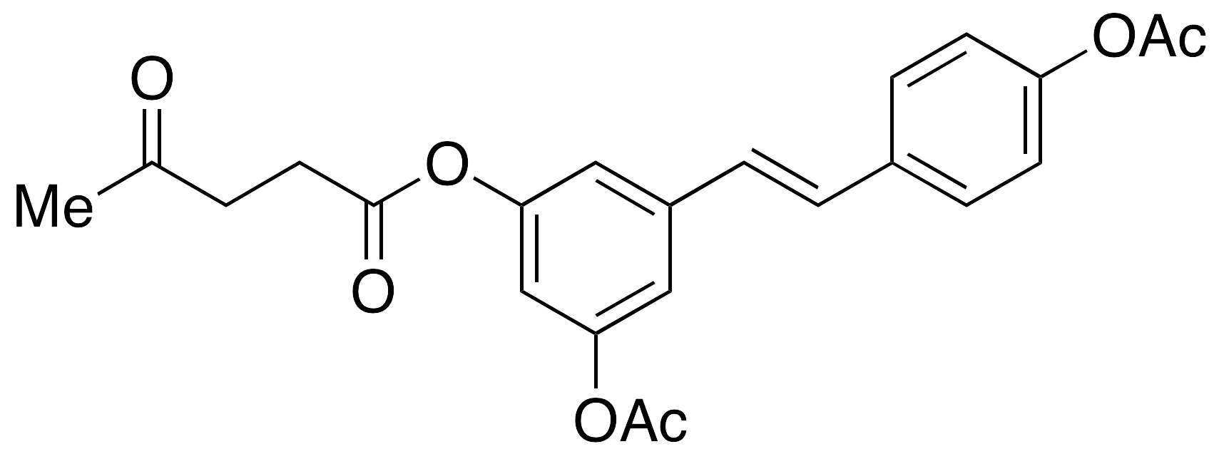 1-O-Levulinoyl Resveratrol Diacetate
