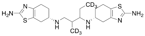(6S)-N6-[3-[[(6S)-2-Amino-4,5,6,7-tetrahydro-6-benzothiazolyl]amino]-1-ethyl-2-methylpropyl]-4,5,6,7-tetrahydro-2,6-benzothiazolediamine-D6