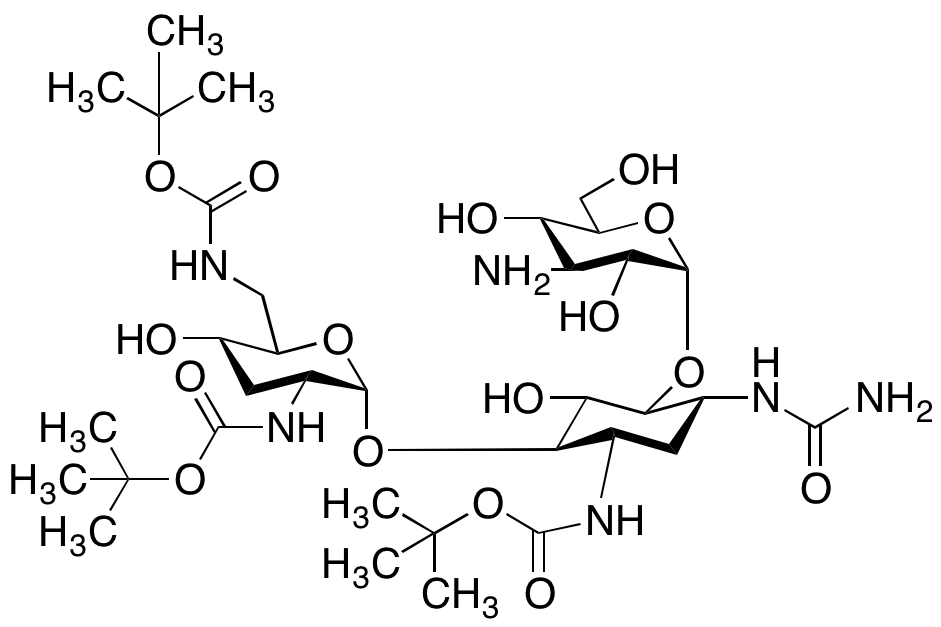 1-N-Ureido 2,6-Bis[[(1,1-dimethylethoxy)carbonyl]amino]-N3-[(1,1-dimethylethoxy)carbonyl]-tobramycin