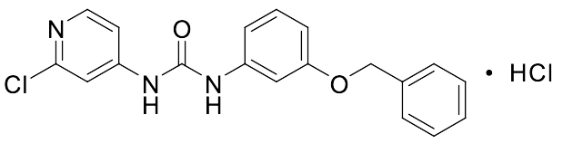 1-(3-(Benzyloxy)phenyl)-3-(2-chloropyridin-4-yl)urea Hydrochloride
