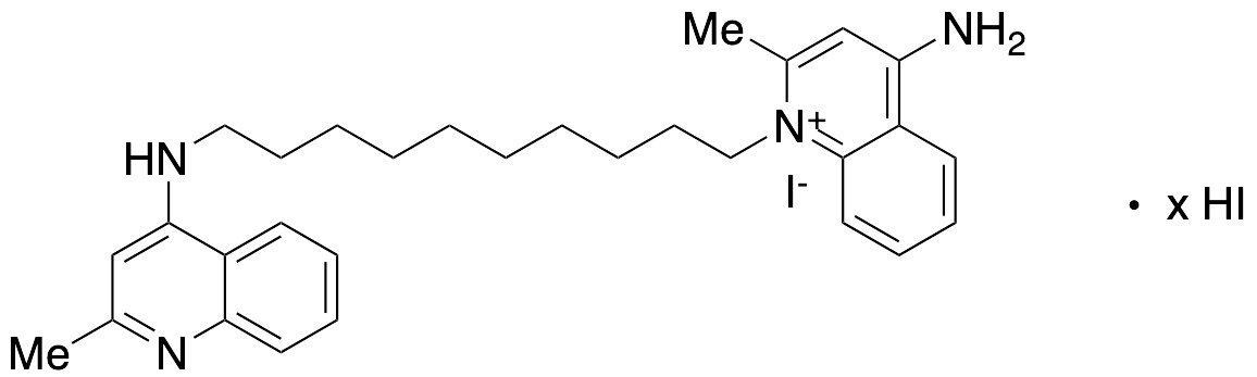 4-Amino-1-[10-[(2-methyl-4-quinolyl)amino]decyl]quinaldinium Iodide Hydriodide
