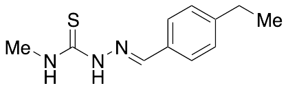 2-[(4-Ethylphenyl)methylene]-N-methylhydrazinecarbothioamide