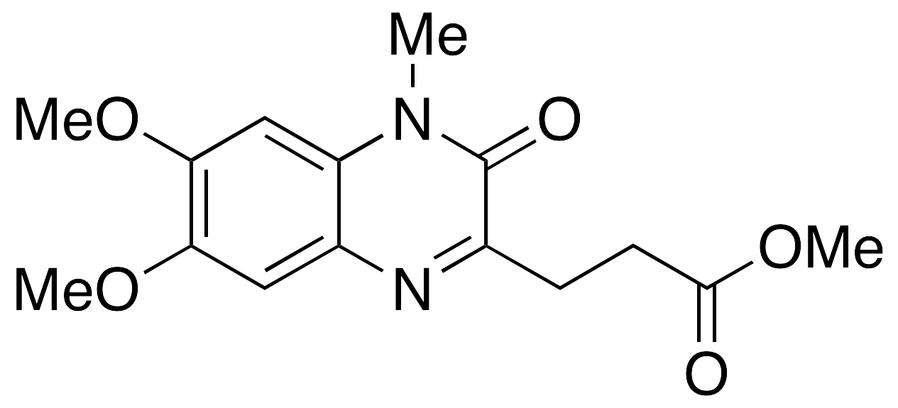 3,4-Dihydro-6,7-dimethoxy-4-methyl-3-oxo-2-quinoxalinepropanoic Acid Methyl Ester