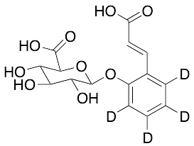 o-Coumaric Acid 4-O-beta-D-glucuronide-d4