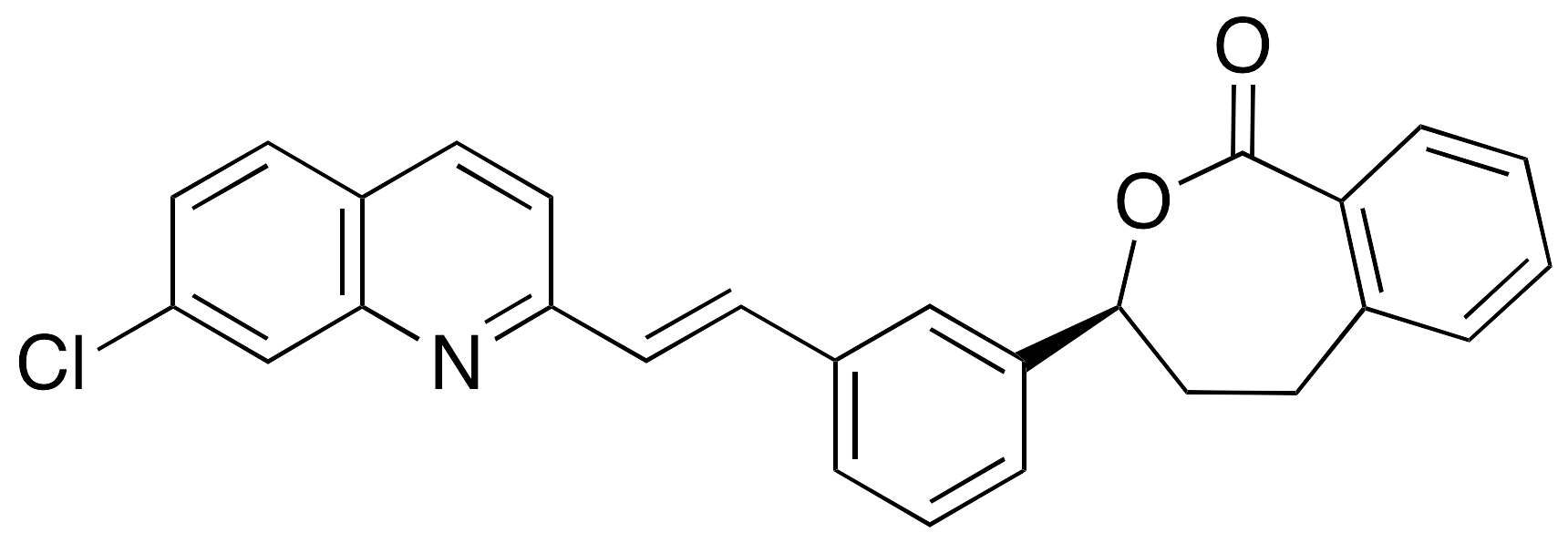 (3S)-3-[3-[(1E)-2-(7-Chloro-2-quinolinyl)ethenyl]phenyl]-4,5-dihydro-2-benzoxepin-1(3H)-one