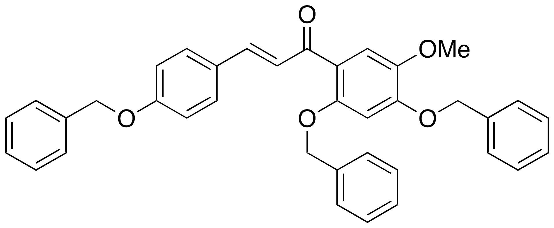 1-[5-Methoxy-2,4-bis(phenylmethoxy)phenyl]-3-[4-(phenylmethoxy)phenyl]-2-propen-1-one