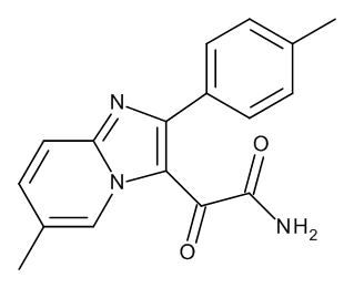 6-Methyl-2-(4-methylphenyl)-alpha-oxo-imidazo[1,2-a]pyridine-3-acetamide (MM0333.09)