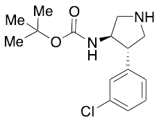 trans-4-(4-Chlorophenyl)-3-pyrrolidinyl]carbamic Acid 1,1-Dimethylethyl Ester