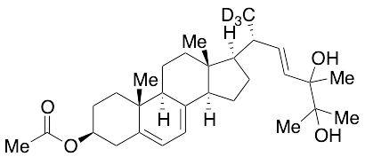 (3beta,22E)-Ergosta-5,7,22-triene-3,24,25-triol 3-Acetate-d3