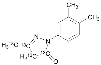 2-(3,4-Dimethylphenyl)-2,4-dihydro-5-methyl-3H-pyrazol-3-one-13C4