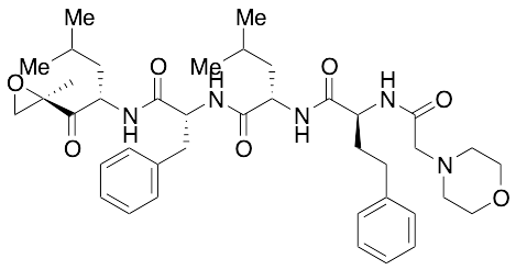 (alphaS)-alpha-[[2-(4-Morpholinyl)acetyl]amino]benzenebutanoyl-L-leucyl-N-[(1S)-3-methyl-1-[[(2R)-2-methyl-2-oxiranyl]carbonyl]butyl]-D-Phenylalaninamide