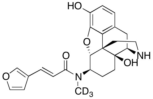 Descyclopropylmethyl Nalfurafine-d3