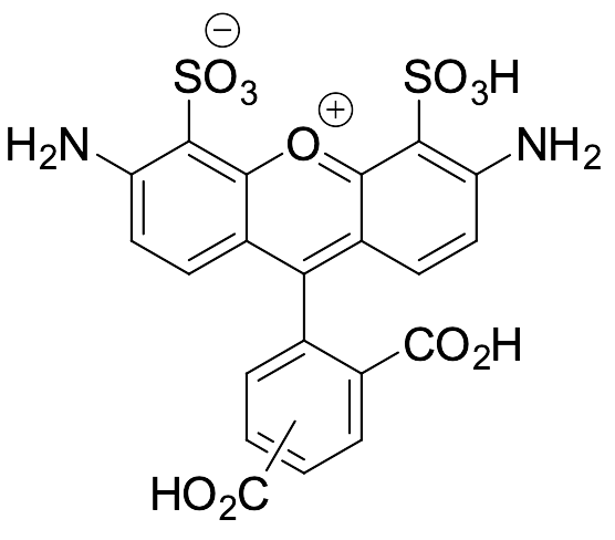 3,6-Diamino-9-(2,4(or 3,5,6)-dicarboxyphenyl)-4,5-disulfo-xanthylium Inner Salt (Mixture of Isomers)