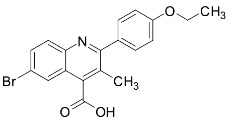 6-​Bromo-​2-​(4-​ethoxyphenyl)​-​3-​methyl-4-​quinolinecarboxylic Acid