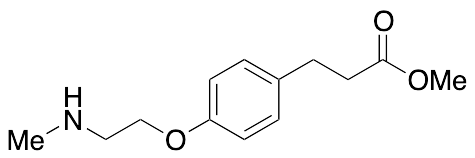 4-[2-(Methylamino)ethoxy]benzenepropanoic Acid Methyl Ester