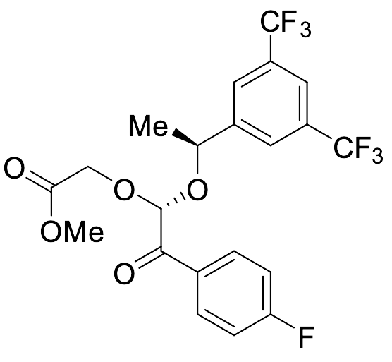 Methyl 2-((R)-1-((S)-1-(3,5-bis(Trifluoromethyl)phenyl)ethoxy)-2-(4-fluorophenyl)-2-oxoethoxy)acetate